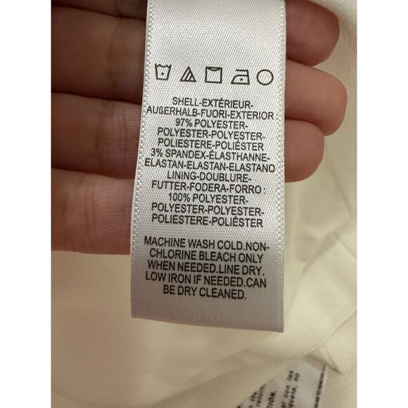 Dress The Population off white midi dress size Large - Picture 4 of 16